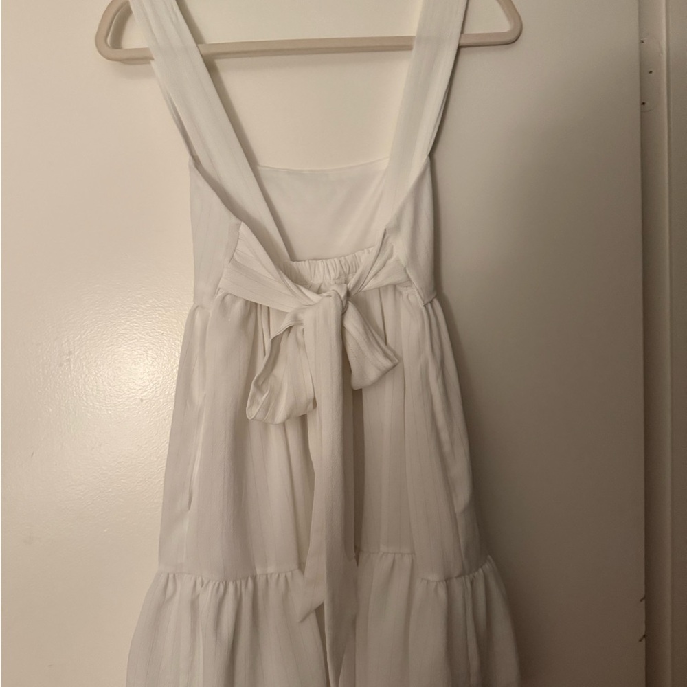 Lucy in the Sky White Midi Dress